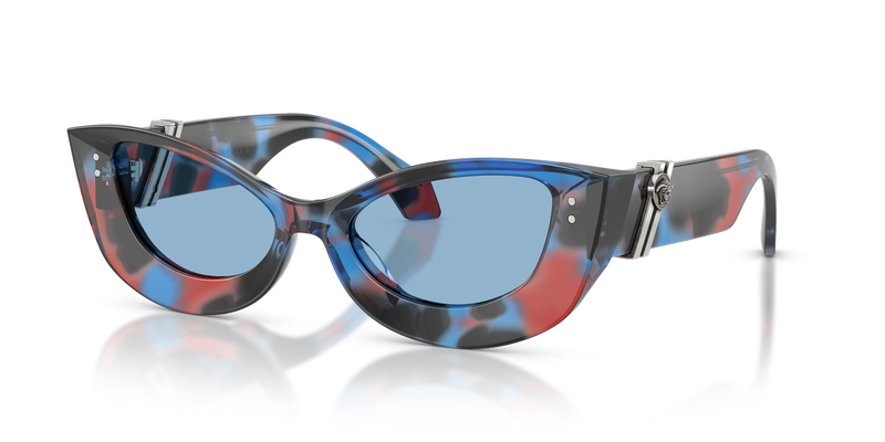 Versace VE4520U in Black/Blue/Red Havana - Alternate View