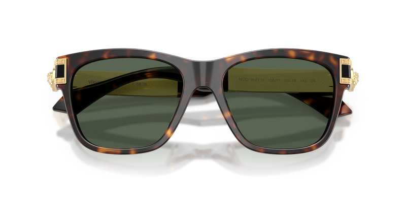 Versace VE4527U in Dark Havana - Side View