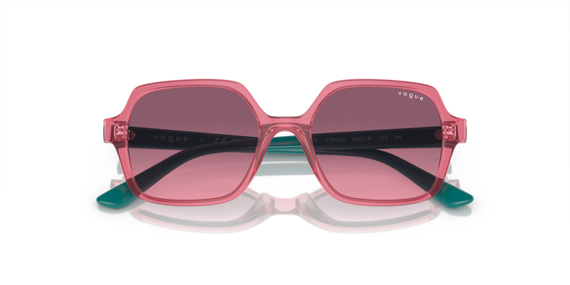 Vogue Junior 0VJ2006 in Transparent Red - Side View
