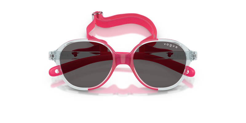 Vogue Junior 0VJ2012 in Azure/Fuchsia Rubber - Side View