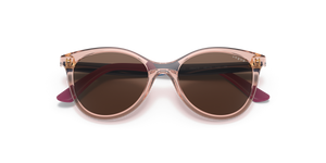 Transparent Pink / Dark Brown (286473)
