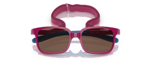 Full Rose On Azure Rubber / Dark Brown (256813)