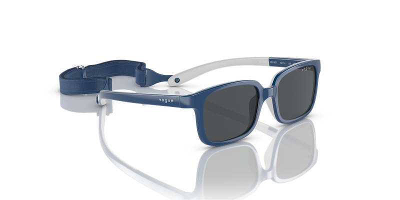 Vogue Junior 0VJ2017 in Blue On Cream Rubber - Alternate View