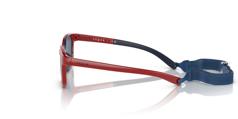 Vogue Junior 0VJ2017 in Full Red On Blue Rubber - Alternate View