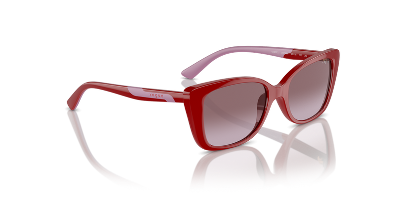 Vogue Junior 0VJ2022 in Full Red - Alternate View