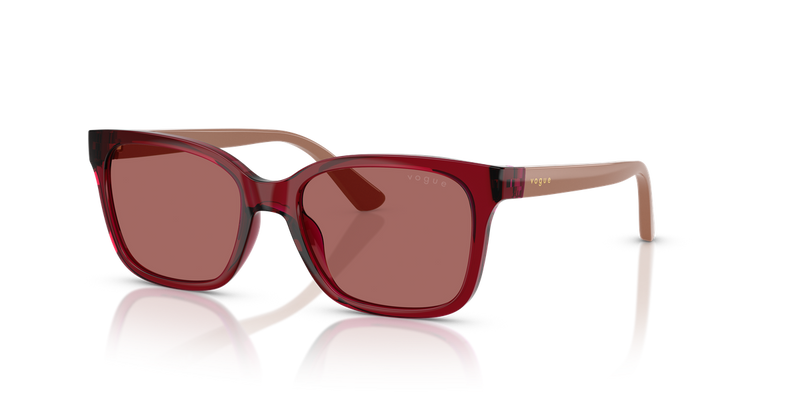 Vogue Junior 0VJ2027 in Transparent Dark Red - Alternate View