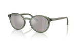 Transparent Mallard Green / Light Grey Mirror Silver (30866G)