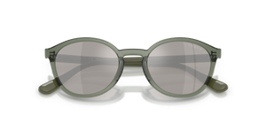 Transparent Mallard Green / Light Grey Mirror Silver (30866G)