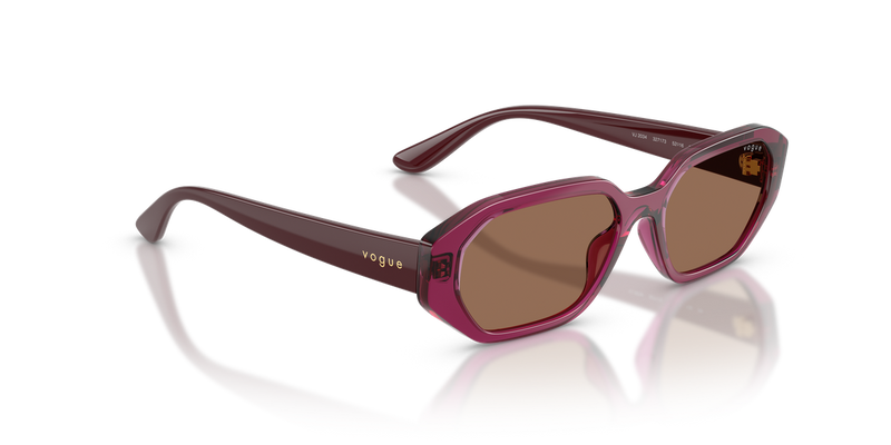 Vogue Junior 0VJ2034 in Transparent Burgundy - Alternate View
