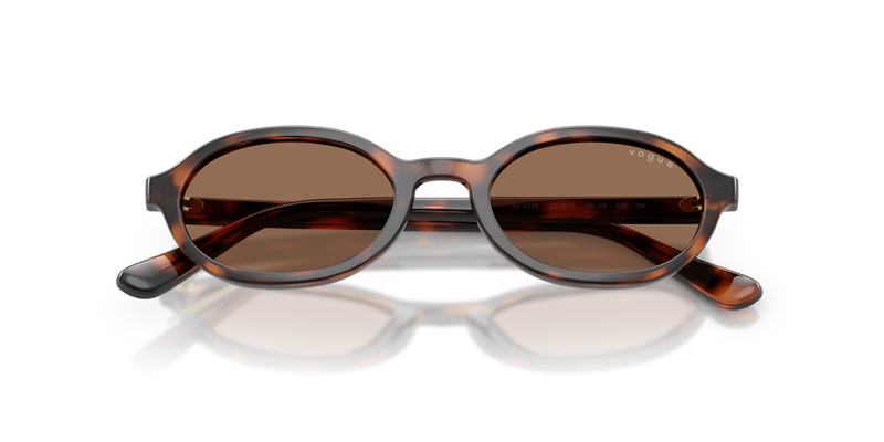 Vogue Junior VJ2036 in Total Dark Havana - Side View