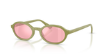 Full Olive Green / Pink Mirror Lilac (3322E4)