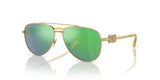 Gold / Light Green Mirror Green (10023R)