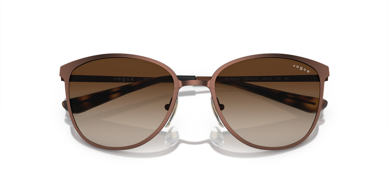 Vogue Eyewear VO4002S in Matte Brown / Brown Gradient (934S13) - Side View