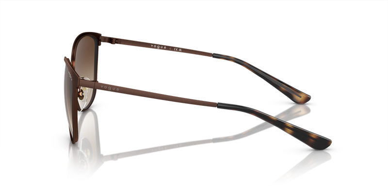 Vogue Eyewear VO4002S in Matte Brown / Brown Gradient (934S13) - Back View