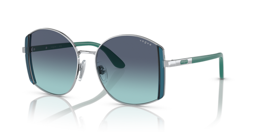 Vogue Eyewear VO4267S - Silver / Azure Gradient Dark Blue (323/4S)