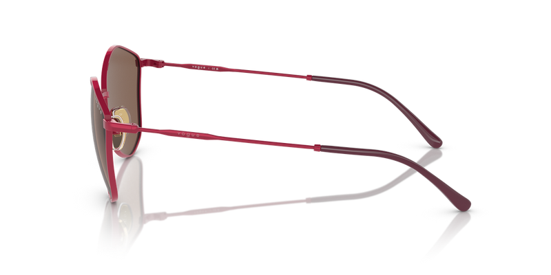 Vogue Eyewear VO4282S in Fuchsia / Dark Brown (514573) - Back View