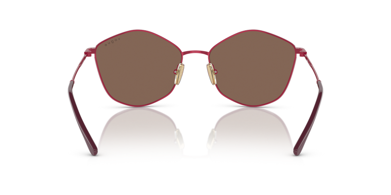 Vogue Eyewear VO4282S in Fuchsia / Dark Brown (514573) - Temple Detail