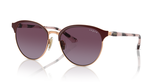 Vogue Eyewear VO4303S - Top Bordeaux/Rose Gold / Violet Gradient (51708H)