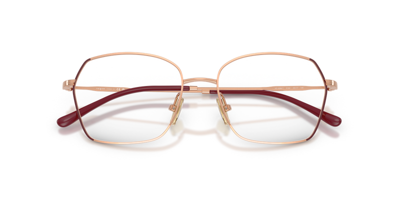 Vogue Eyewear VO4366T in Top Bordeaux/Rose Gold - Alternate View