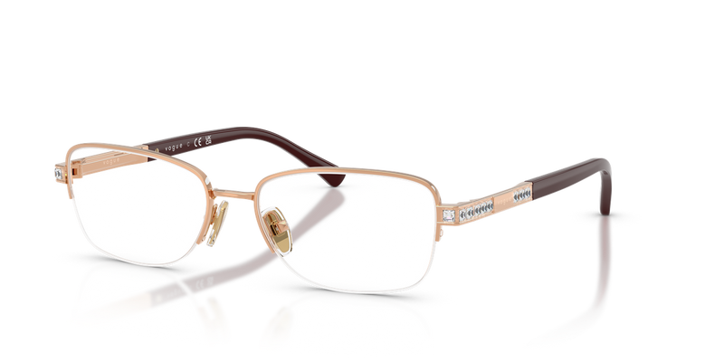 Vogue Eyewear VO4368B in Rose Gold - Front View