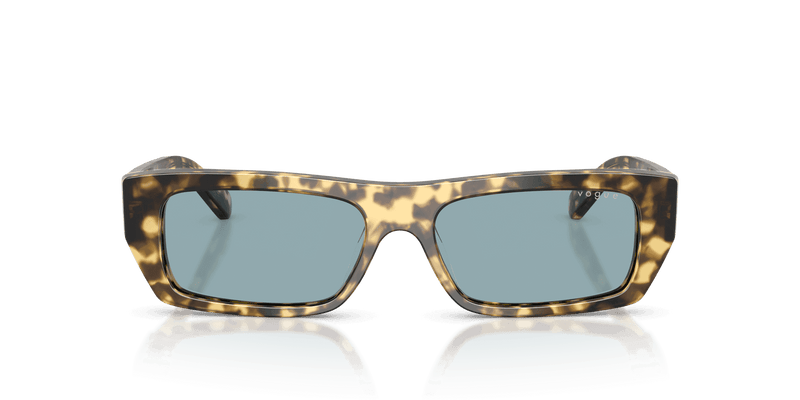 Vogue Eyewear VO5657SU in Brown/Beige Tortoise / Blue (324180) - Side View