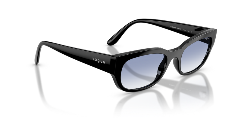 Vogue Eyewear VO5669S in Black / Clear Gradient Light Blue (W44/19) - Alternate View