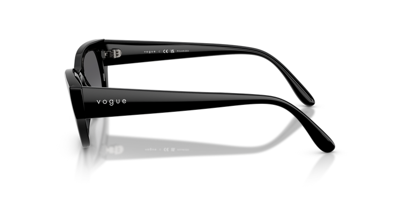 Vogue Eyewear VO5669S in Black / Gradient Grey Polarized (W44/T3) - Alternate View