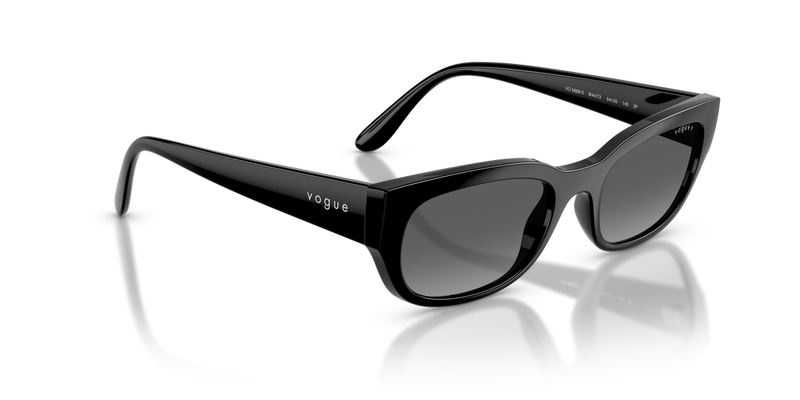 Vogue Eyewear VO5669S in Black / Gradient Grey Polarized (W44/T3) - Alternate View