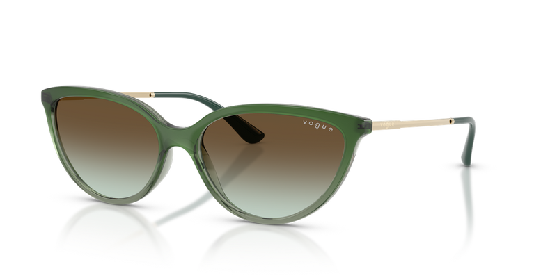 Vogue Eyewear VO5672S in Gradient Green/Transparent Green / Green Gradient (3259E8) - Alternate View