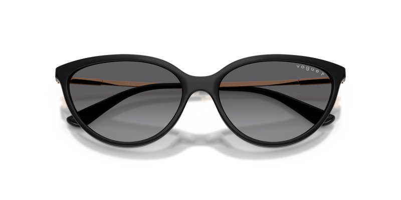 Vogue Eyewear VO5672S in Black / Gradient Grey Polarized (W44/T3) - Alternate View