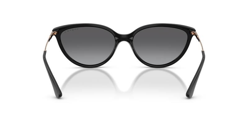 Vogue Eyewear VO5672S in Black / Gradient Grey Polarized (W44/T3) - Alternate View