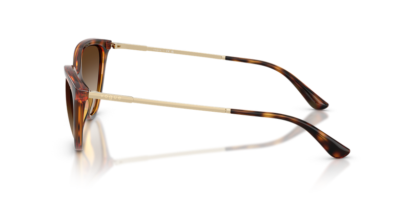 Vogue Eyewear VO5672S in Dark Havana / Gradient Brown (W65613) - Alternate View