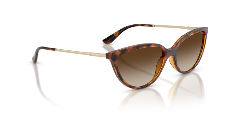 Vogue Eyewear VO5672S in Dark Havana / Gradient Brown (W65613) - Alternate View
