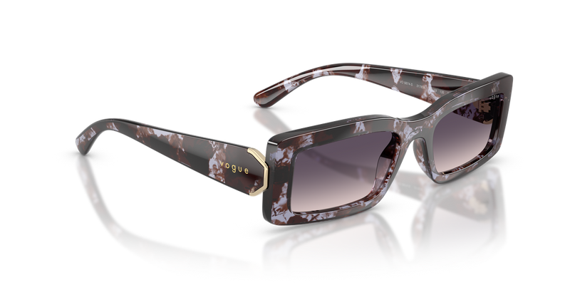 Vogue Eyewear VO5674S in Purple Havana / Pink Gradient Dark Grey (317836) - Alternate View