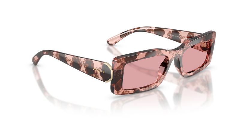 Vogue Eyewear VO5674S in Rose Havana / Light Violet (319984) - Alternate View