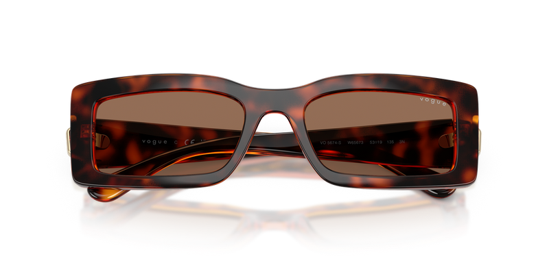 Vogue Eyewear VO5674S in Dark Havana / Dark Brown (W65673) - Alternate View