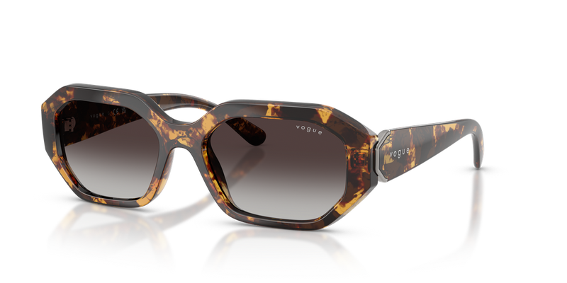 Vogue Eyewear VO5675S in Honey Havana / Grey Gradient (31798G) - Front View