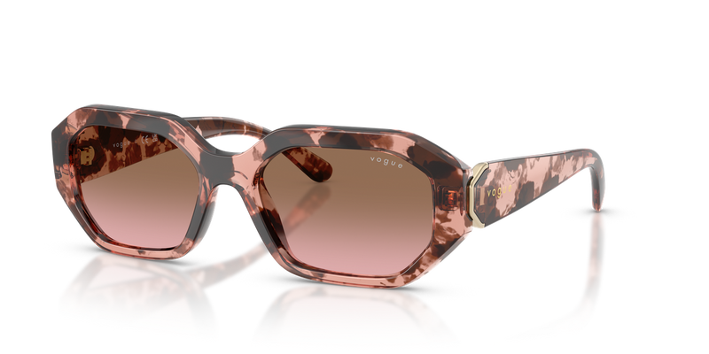 Vogue Eyewear VO5675S in Rose Havana / Pink Gradient Brown (319914) - Alternate View