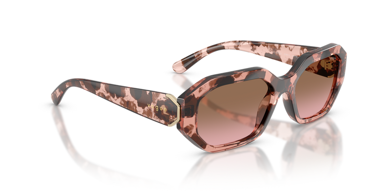 Vogue Eyewear VO5675S in Rose Havana / Pink Gradient Brown (319914) - Alternate View