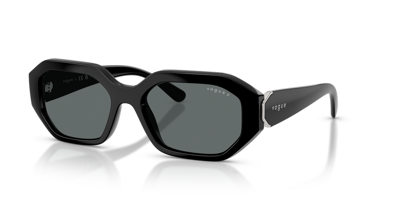 Vogue Eyewear VO5675S in Black / Dark Grey Polarized (W44/81) - Alternate View