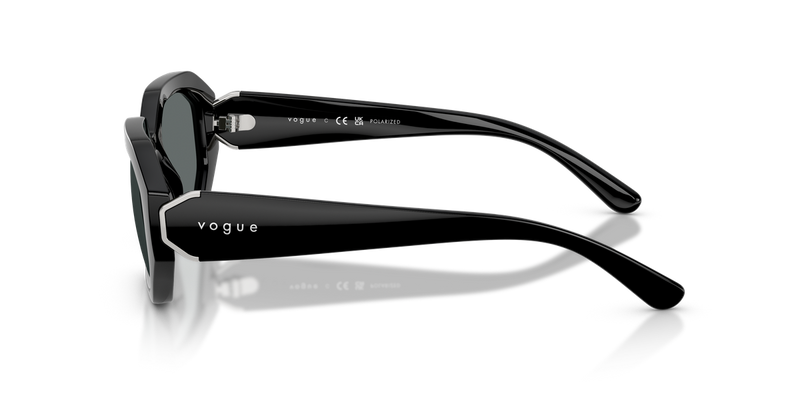 Vogue Eyewear VO5675S in Black / Dark Grey Polarized (W44/81) - Alternate View