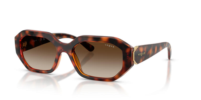 Vogue Eyewear VO5675S in Dark Havana / Brown Gradient (W65613) - Alternate View