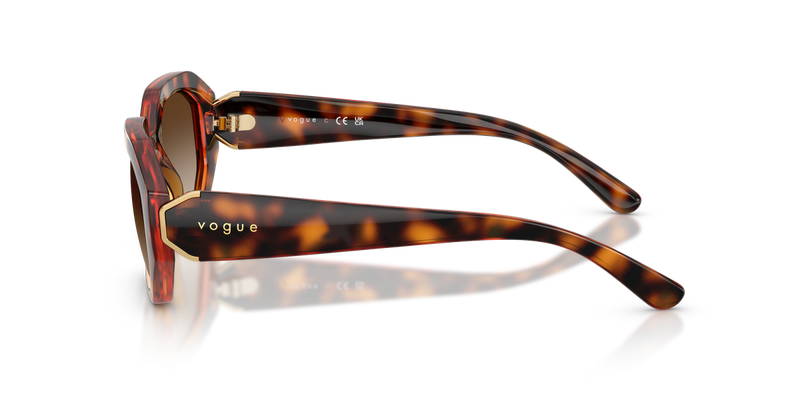 Vogue Eyewear VO5675S in Dark Havana / Brown Gradient (W65613) - Alternate View