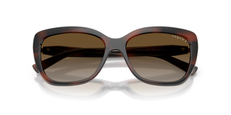 Vogue Eyewear VO5678SB in Brown Havana / Grey Gradient Brown Polarized (2386T5) - Side View