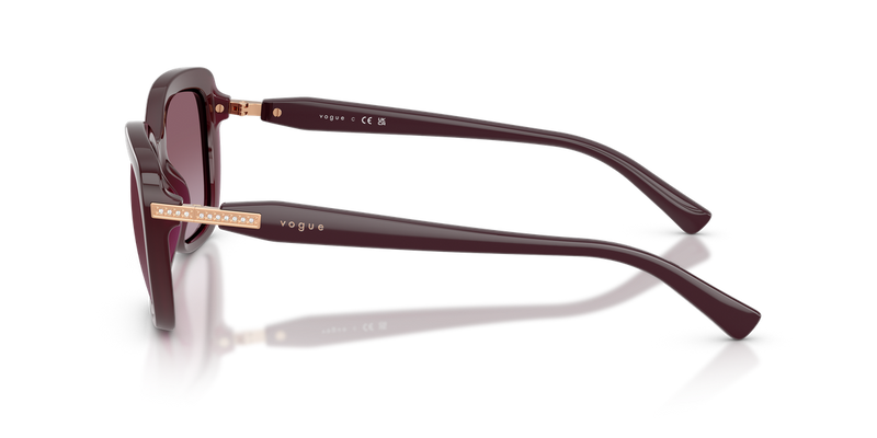 Vogue Eyewear VO5678SB in Transparent Cherry / Gradient Violet (29898H) - Alternate View