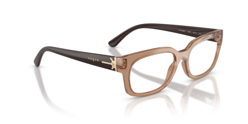 Vogue Eyewear VO5689F in Transparent Brown - Alternate View