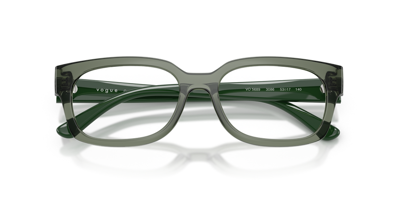 Vogue Eyewear VO5689 in Transparent Mallard Green - Alternate View