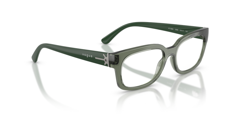 Vogue Eyewear VO5689 in Transparent Mallard Green - Alternate View