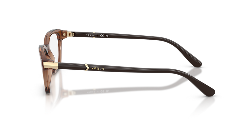Vogue Eyewear VO5698 in Transparent Brown / Demo Lens (3297) - Alternate View