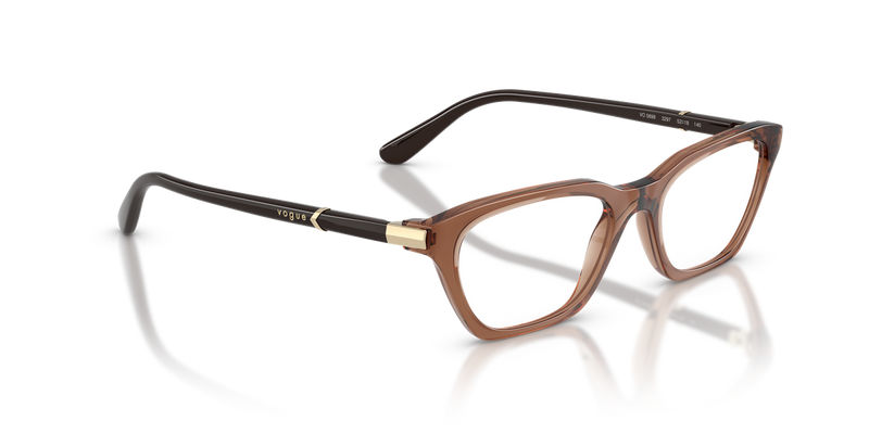 Vogue Eyewear VO5698 in Transparent Brown / Demo Lens (3297) - Alternate View
